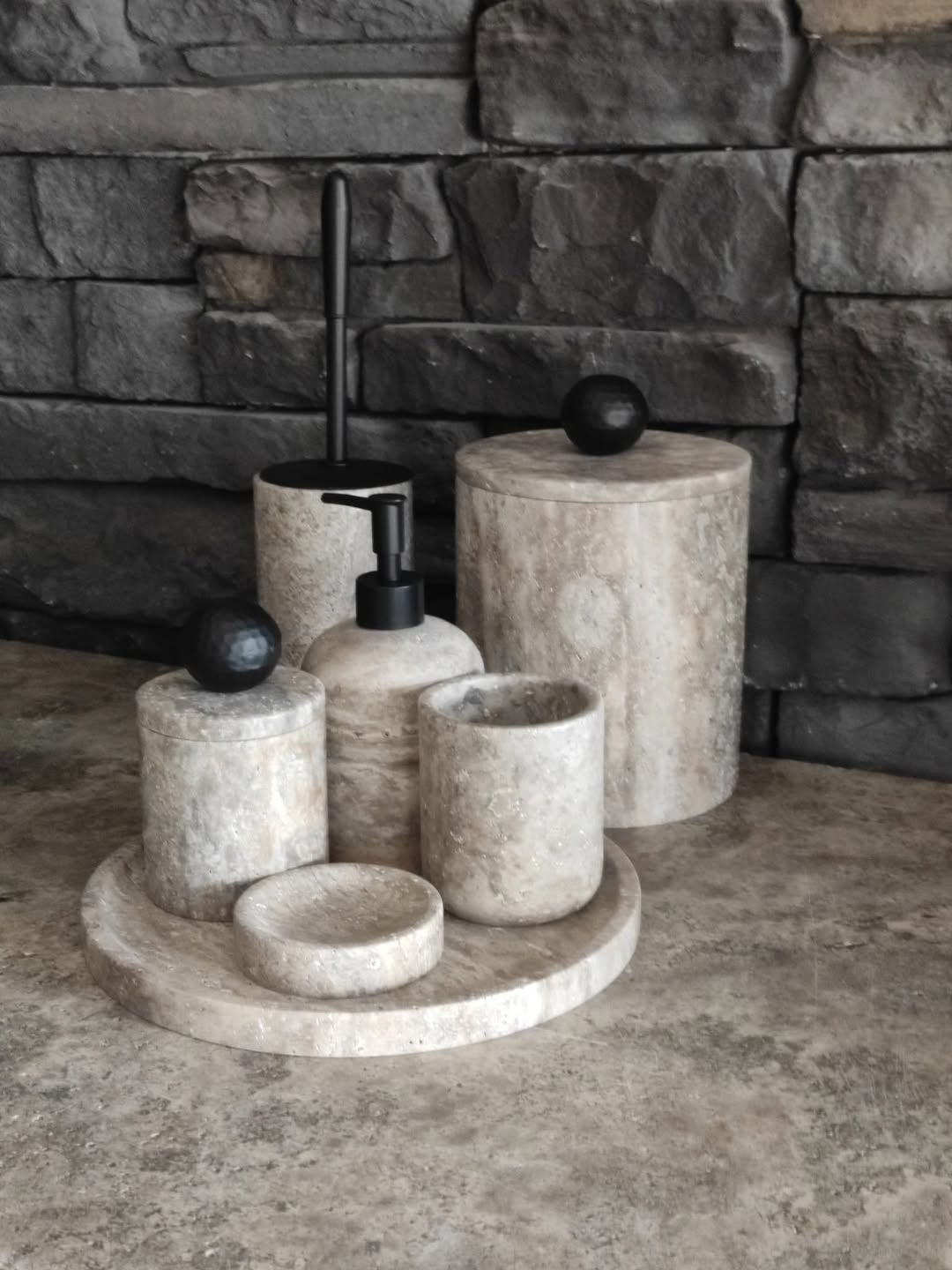 Natural Stone Bathroom Set Gains Popularity in Antalya and Beyond